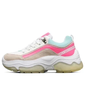 Ampp”D Low-Top Bianco/Blu/Rosa