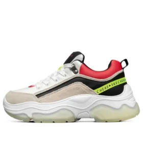 Ampp”D Low-Top Bianco/Rosso/Castagna