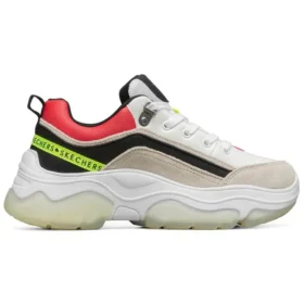 Ampp”D Low-Top Bianco/Rosso/Castagna