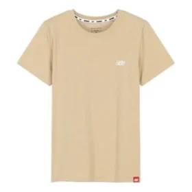 Athleisure Casual Sportivo Maglia Girocollo Manica Corta Marrone