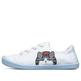 Beach Bingo My Emperor Sleeps All Night Scarpe in tela basse Bianco/Blu