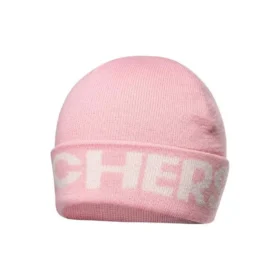 Berretto con logo stampato “Rosa Bianco”