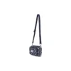 Borsa a tracolla casual in tessuto regolabile “Navy White”