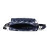 Borsa a tracolla casual in tessuto regolabile “Navy White”