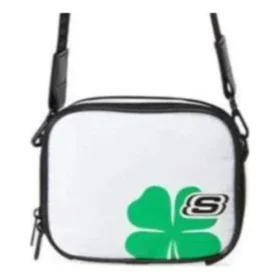Borsa a tracolla con logo a trifoglio “White Green”