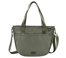 Borsa shopper con tasca con anello a D Borsa shopper con tasca con anello a D