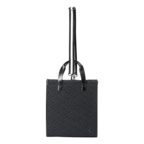 Borsa tote con tracolla regolabile e logo “Black” Borsa tote con tracolla regolabile e logo “Black”