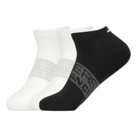 Calze sportive, confezione da 3 “Bianco Nero”