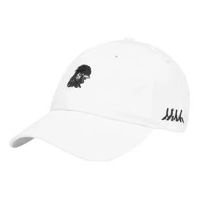 Cappellino da baseball con logo stampato “Bianco Nero”