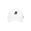 Cappellino da baseball con logo stampato “Bianco Nero”