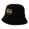 Cappello da pescatore con logo stampato “Black Yellow”