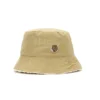 Cappello da pescatore con stampa logo lettere classico “Tan”