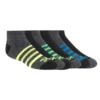 Confezione da 6 paia di calze a vita bassa con strisce melange Confezione da 6 paia di calze a vita bassa con strisce melange