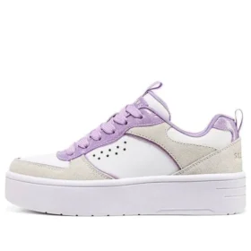 Court High “White Beige Purple”