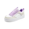 Court High “White Beige Purple”