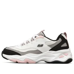 D’ Lites Low-Dad Scarpe Bianco/Nero/Rosa