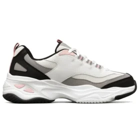 D’ Lites Low-Dad Scarpe Bianco/Nero/Rosa