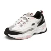 D’ Lites Low-Dad Scarpe Bianco/Nero/Rosa