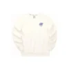 Felpa casual a girocollo in maglia con stampa di lettere “Bianco”