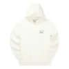 Felpa casual con cappuccio e maniche lunghe “White”