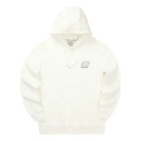 Felpa casual con cappuccio e maniche lunghe “White”
