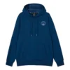 Felpa con cappuccio e stampa “Blue Black White”