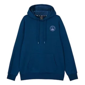 Felpa con cappuccio e stampa “Blue Black White”