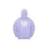 Felpa con cappuccio e stampa “Purple White”