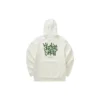 Felpa con cappuccio e stampa “White Green”