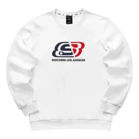 Felpa con cappuccio in pile con logo “White Red Blue”