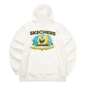 Felpa con cappuccio Skechers x SpongeBob SquarePants “Bianco Giallo Nero”
