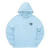 Felpa con cappuccio stampata “Blue Black”
