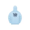 Felpa con cappuccio stampata “Blue Black”