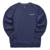 Felpa con collo a giro della serie Casual Colorful “Navy White”
