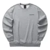 Felpa con collo a giro della serie Colorful Casual “Grey Black”