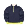 Felpa con collo alto reversibile della serie Stroll “Beige Verde Nero Giallo”