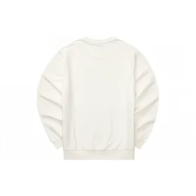 Felpa con collo rotondo della serie Casual “Bianco Blu”