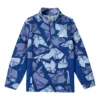 Felpa con mezza zip e stampa integrale della serie Sports Leisure “Blue”