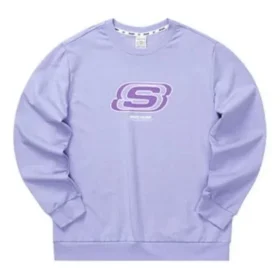 Felpa unisex con collo rotondo della serie Casual “Purple”