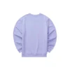 Felpa unisex con collo rotondo della serie Casual “Purple”