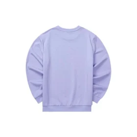 Felpa unisex con collo rotondo della serie Casual “Purple”