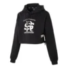 Felpe con cappuccio a maniche lunghe Skechers x Romantic Crown “Black White”