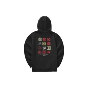 Felpe con cappuccio con logo CNY stampato “Nero”