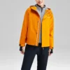 Giacca 3 in 1 con cerniera in tinta unita “Orange Teal”