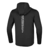 Giacca a maniche lunghe con cappuccio e zip “Black”