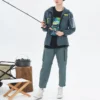 Giacca a vento casual “Verde acqua”
