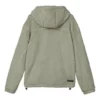 Giacca casual calda in finta lana d’agnello “Verde oliva”