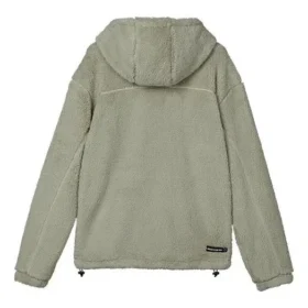 Giacca casual calda in finta lana d’agnello “Verde oliva”