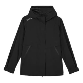 Giacca casual con cappuccio in tessuto con logo della serie Stroll “Nero”