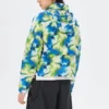 Giacca casual con cappuccio mimetica “Verde Blu”